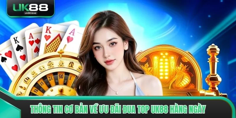 Thông tin cơ bản về ưu đãi Đua Top UK88 hàng ngày